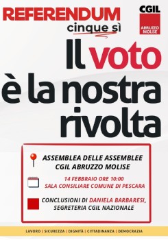 ASSEMBLEA DELLE ASSEMBLEE GENERALI CGIL ABRUZZO MOLISE